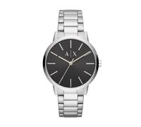 Armani Exchange Watch for Men, Three Hand Movement, 42 mm Silver Stainless Steel Case with a Stainless Steel Strap, AX2700