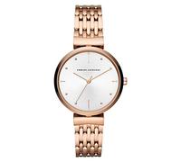 Armani Exchange Watch for Women, Three Hand Movement, 36 mm Rose Gold Stainless Steel Case with a Stainless Steel Strap, AX5901