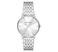 Armani Exchange Watch For Women, Quartz Movement and 36mm Case Size with Stainless steel, Leather or Silicone strap