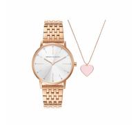 Armani Exchange Watch For Women, Quartz Movement and 36mm Case Size with Stainless steel, Leather or Silicone strap
