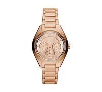 Armani Exchange Watch for Women, Quartz Multifunctional Movement and 36mm Case Size with Stainless Steel or Leather Strap