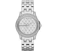 Armani Exchange Watch for Women, Three Hand Movement, 36 mm Silver Stainless Steel Case with a Stainless Steel Strap, AX5215