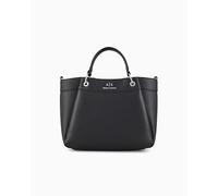 Armani Exchange Wave Medium Tote, Black, One Size