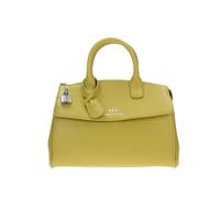 Armani Exchange Woman Jane, Sustainable, Zip Closure, Front Logo Canvas Tote Medium, Bamboo, One Size