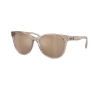 Armani Exchange Woman Sunglass AX4144SU - Frame color: Shiny Transparent Brown, Lens color: Brown Mirror Gold