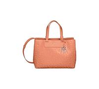Armani Exchange Women Essential, Liz, Embossed Logo Shopping Bag, Coconut, One Size