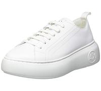 Armani Exchange Women’s XDX043 The Super Sneaker Sneaker, Optic White, 6 UK