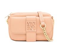 Armani Exchange Women Susy Soft, Sustainable, Logo Tone On One Camera case, Candied Ginger, Size