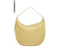 Armani Exchange Women Susy Soft, Sustainable, Zip Closure Hobo, Light Bamboo, Medium