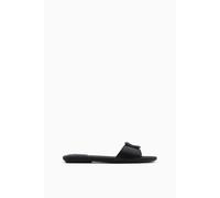 Armani Exchange Women's Ax Logo Sandal Black | Size: 6 Armani Exchange Black 6