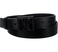 Armani Exchange Women's Black Susi Medium Belt, 75 cm
