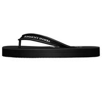 Armani Exchange Women's Cooper, Essential, Printed Logo Flip Flop, Black Op White, 6 UK
