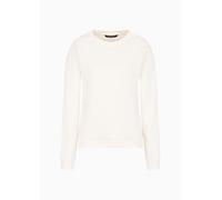 Armani Exchange Women's Cotton French Terry Sweatshirt With All Over Ax Logo Sweatshirt (pack of 1)