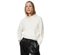 Armani Exchange Women's Cross Gender, Cuffed Sleeve Small Front Logo Relaxed Fit, Sweatshirt, White, XL, ISO, XL