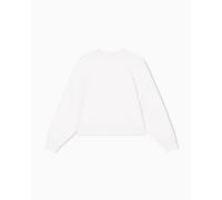 Armani Exchange Women's Cuffed Sleeve Logo Lettering Relaxed Fit Sweatshirt, ISO, S