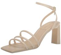 Armani Exchange Women's Dalia, Triple Band, Ankle Strap Heeled Sandal, Rose, 6.5 UK