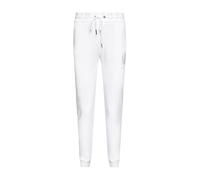 Armani Exchange Women's Drawstring Logo Studs Terry Jogger Casual Pants, White (Optic White), M