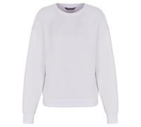 Armani Exchange Women's, Essential, embroidered logo signature, crewneck Sweatshirt, Optic white, XS