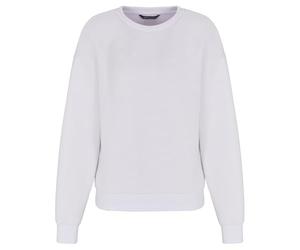 Armani Exchange Women's, Essential, embroidered logo signature, crewneck Sweatshirt, Optic white, XS