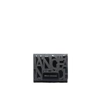 Armani Exchange Women's Essential Liz Embossed Logo Accessory Travel Wallet, Black, black, One Size