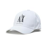 Armani Exchange Women's Icon Logo Studs Hat Baseball Cap, White, One Size