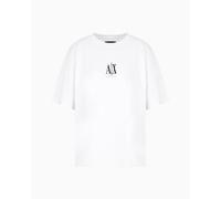 Armani Exchange Women's Icon Project, Embroidered Front Logo, T-Shirt, White, XS