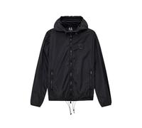 Armani Exchange Women's Icon Project, Front Logo Patch, Windbreaker, Windbreaker, Black, S