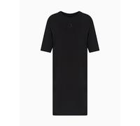 Armani Exchange Women's Icon Project, Shiny Logo, Dress, Black, XL