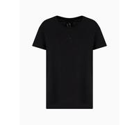 Armani Exchange Women's Icon Project, Shiny Logo, T-Shirt, Black, XXL