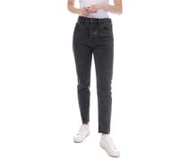 Armani Exchange Womens J51 Carrot-Fit Jeans in Black - Size 30W/32L