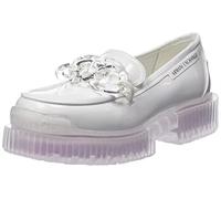 Armani Exchange Women's Loafer Upper, Trasparent Sole, Comfort Fit, S267, 5 UK