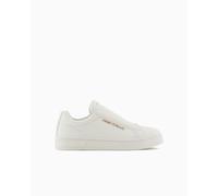 Armani Exchange Women's London, Metal Gold Logo, Slip on Sneaker