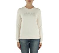 Armani Exchange Women's Long Sleeve Round Collar Front Logo Sweatshirt