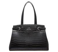 Armani Exchange Women's Milano 91, Sustainable, Double Buckle Tote L, Black, black, One Size