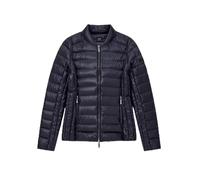 Armani Exchange Women's Padded Side Logo Patch Adjustable Collar Jacket, black, S