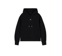 Armani Exchange Women's Salin de Giraud, Embossed Gold Logo, Sweatshirt, Black, S