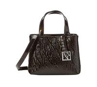 Armani Exchange Women's Small Open Shopping, Patent Black