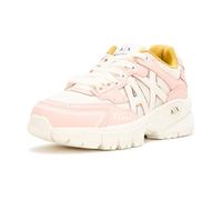 Armani Exchange Women's Speed Sneaker, Light Rose Off White, 3 UK