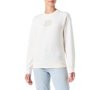 Armani Exchange Women's Square Logo, Round Neck Sweatshirt, ISO, M