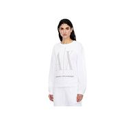 Armani Exchange for woman. 8NYM01YJ68Z1000 Sweatshirt Sutds white (XL), Casual, Cotton
