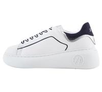Armani Exchange Women's Super, High Sole Trainers, Opt White Blue, 8.5 UK