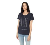 Armani Exchange Women's T-Shirt, Blue, S