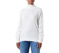 Armani Exchange Women's Turtle Neck, Ribbed Cuffs, Side Embroidered Logo Sweater, ISO, M