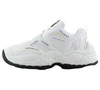 Armani Exchange Women's Vedder, Microsuede Clean Essential Look Sneaker, Op White Op White, 5 UK