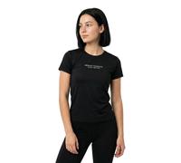 Armani Exchange Women's Short Sleeve Milano New York Front Logo T-Shirt, Black, M, Black, M