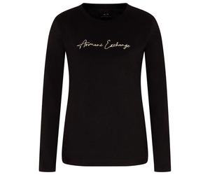 Armani Exchange Xw001456_af10356 Long Sleeve T-shirt Black XL Woman