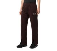 Wide-leg Scuba Trousers - female - Armani Exchange - Wide Trousers - Brown - M - Trousers M