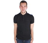 Armani Jeans Mens 6Y6F24 6JPTZ 1200 Polo Shirt - Black Cotton - Size Small
