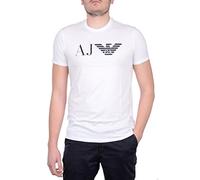 ARMANI JEANS Men's 8N6T996JPFZ T-Shirt, White, Large