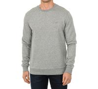 Armani Mens long-sleeved crew-neck sweatshirt 7V6M69-6JQDZ - Grey Cotton - Size Large